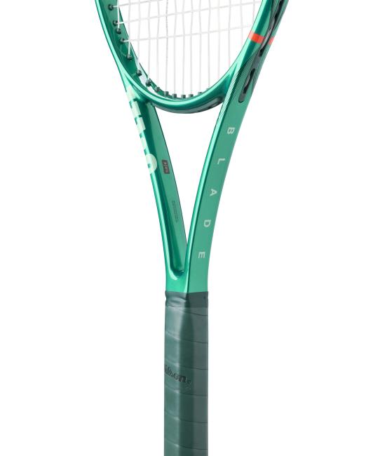 2x Wilson Blade 98 16/19 V10 - unbesaitet + Schlägertasche 9er - petrol